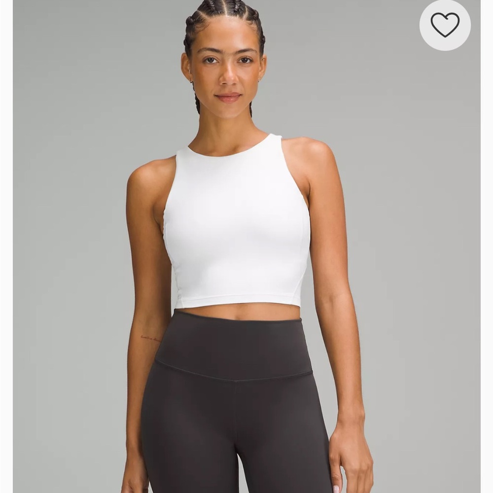 lululemon athletica White Crop Top